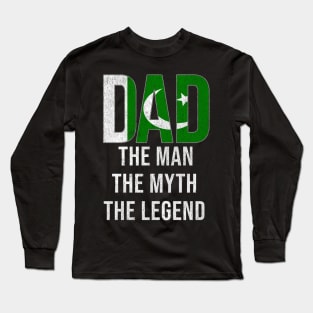 Pakistani Dad The Man The Myth The Legend - Gift for Pakistani Dad With Roots From Pakistani Long Sleeve T-Shirt